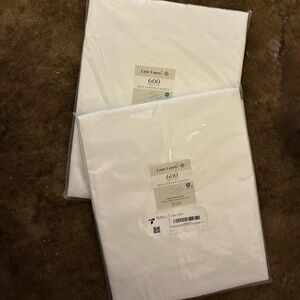 New bundle 2 pkgs (4 cases) 600 count 100% cotton sateen white king pillowcases